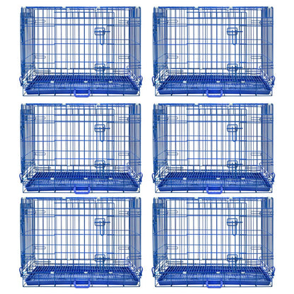 30" Collapsible Blue Dog Crate BLU30